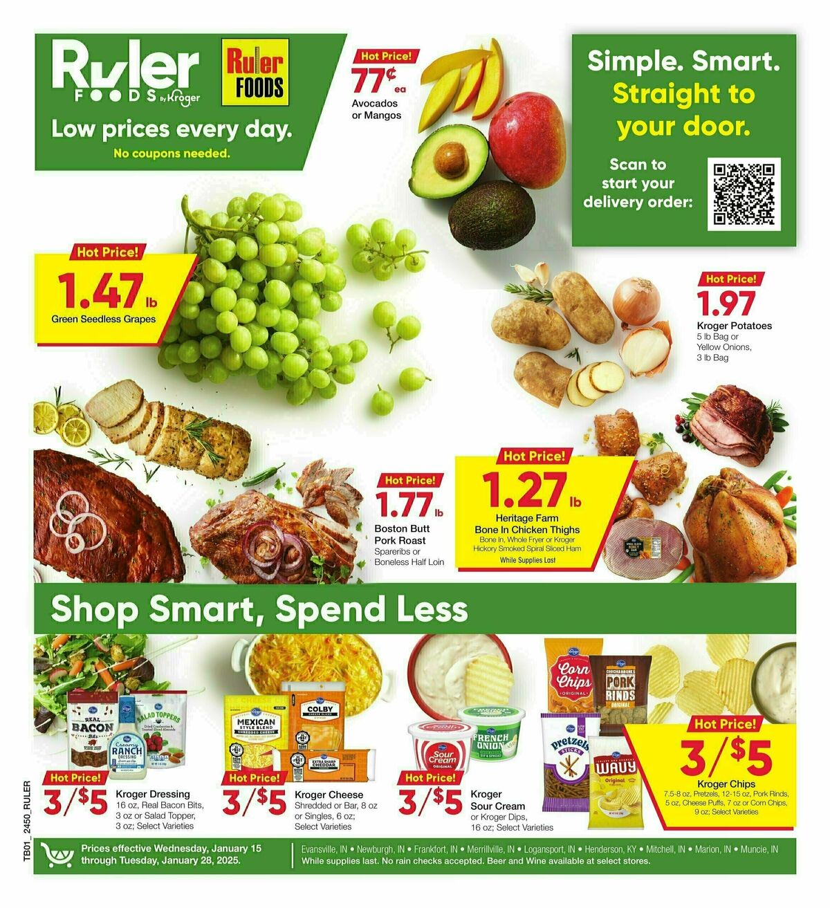 Ruler Foods Weekly Ad from January 15