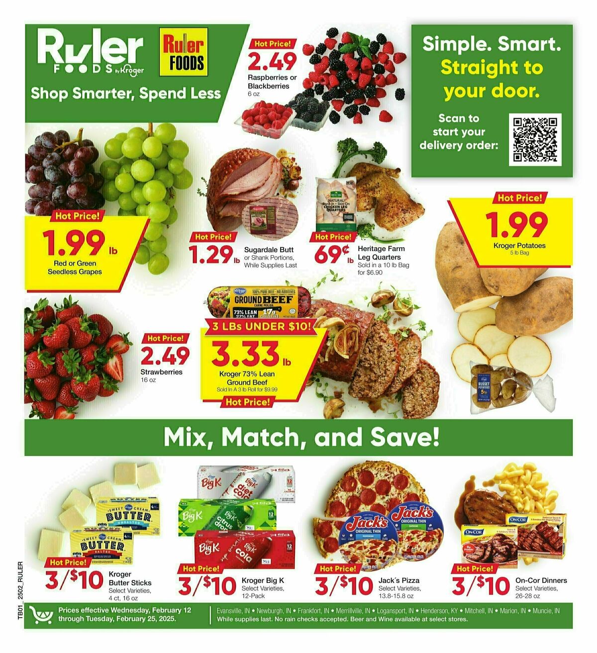Ruler Foods Weekly Ad from February 12