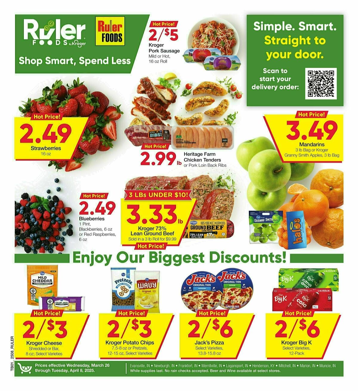 Ruler Foods Weekly Ad from March 26
