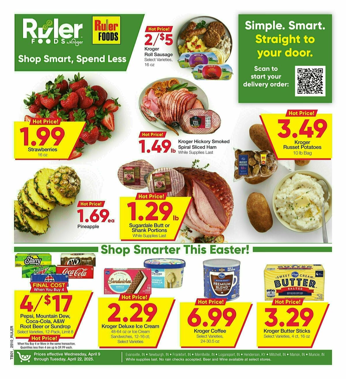 Ruler Foods Weekly Ad from April 9