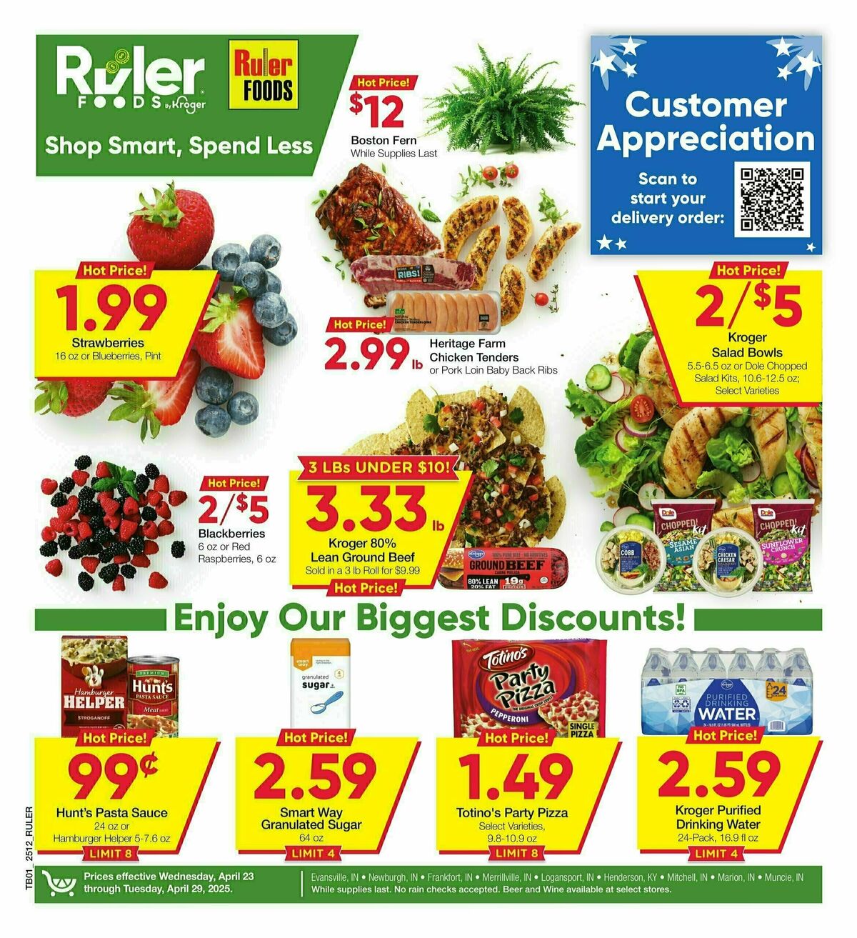 Ruler Foods Weekly Ad from April 23