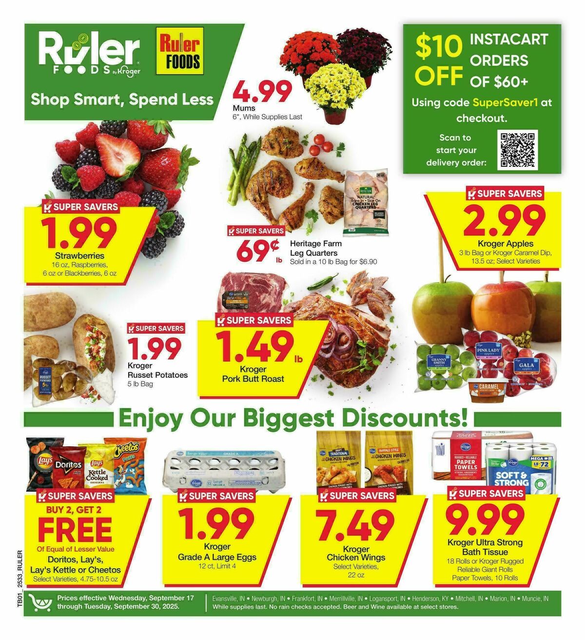 Ruler Foods Weekly Ad from September 17