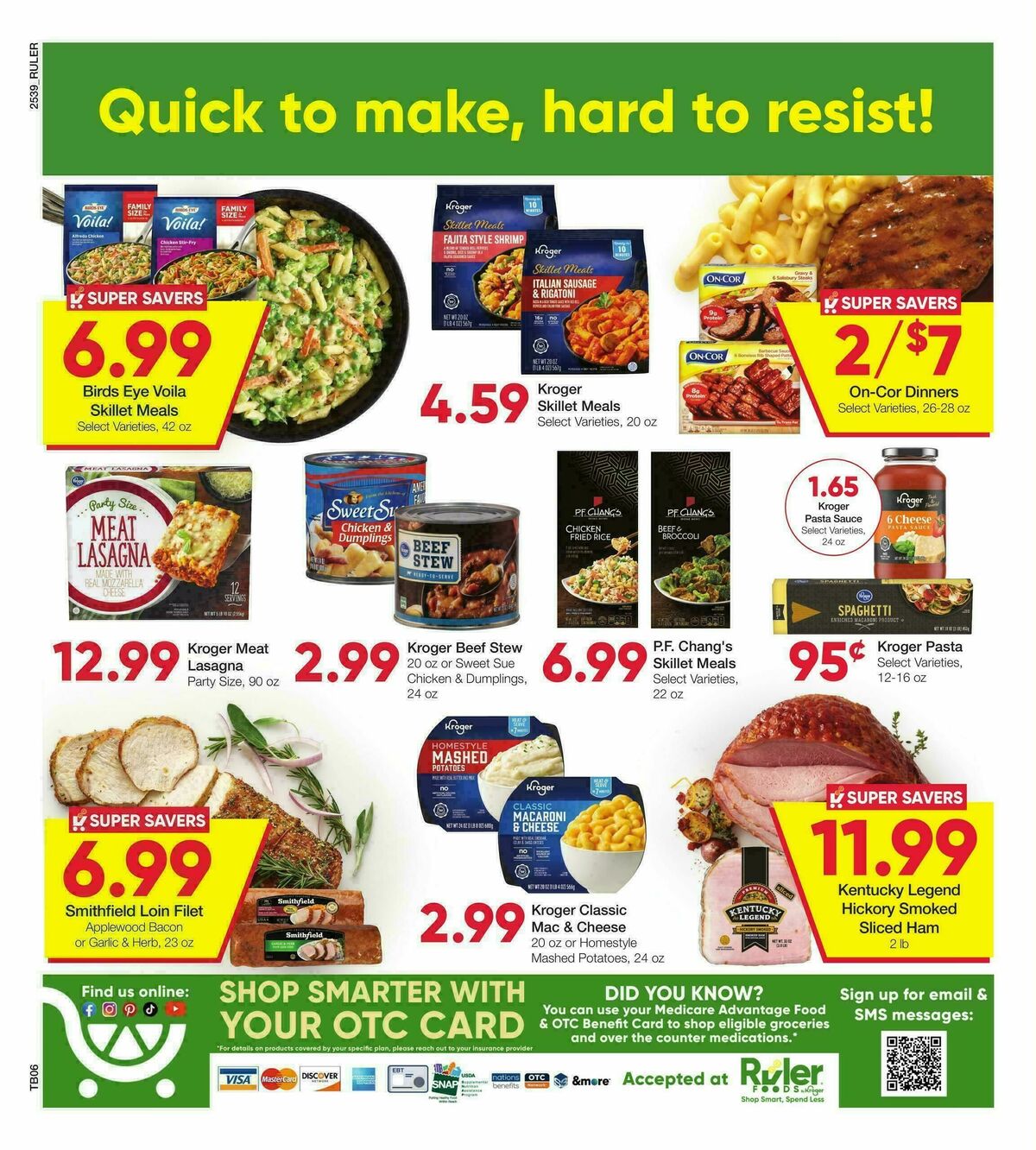 Ruler Foods Weekly Ad from October 29