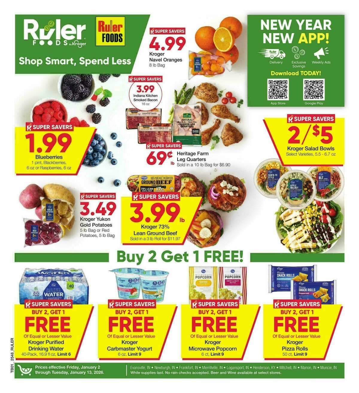 Ruler Foods Weekly Ad from January 2