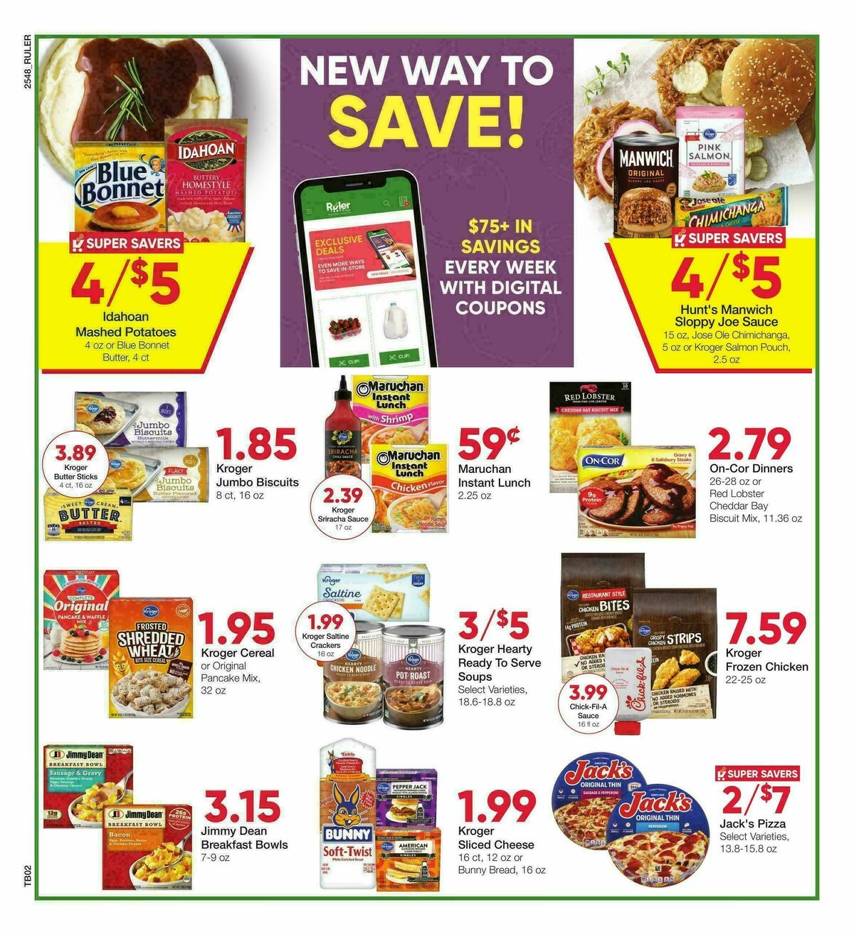 Ruler Foods Weekly Ad from January 2