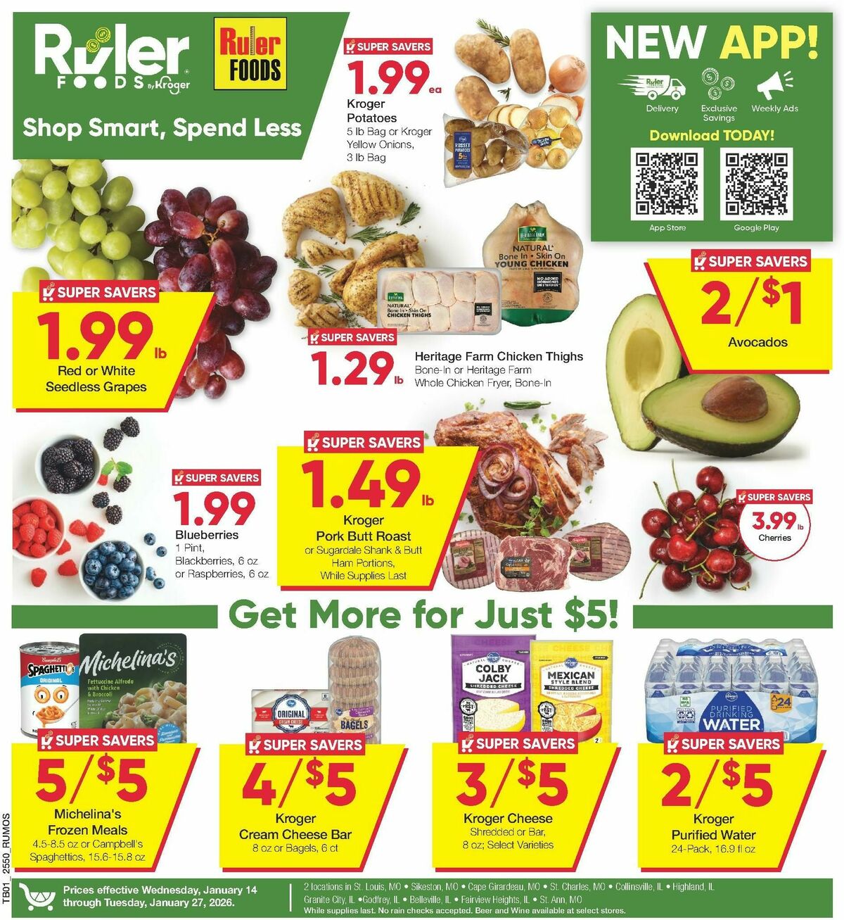 Ruler Foods Weekly Ad from January 14