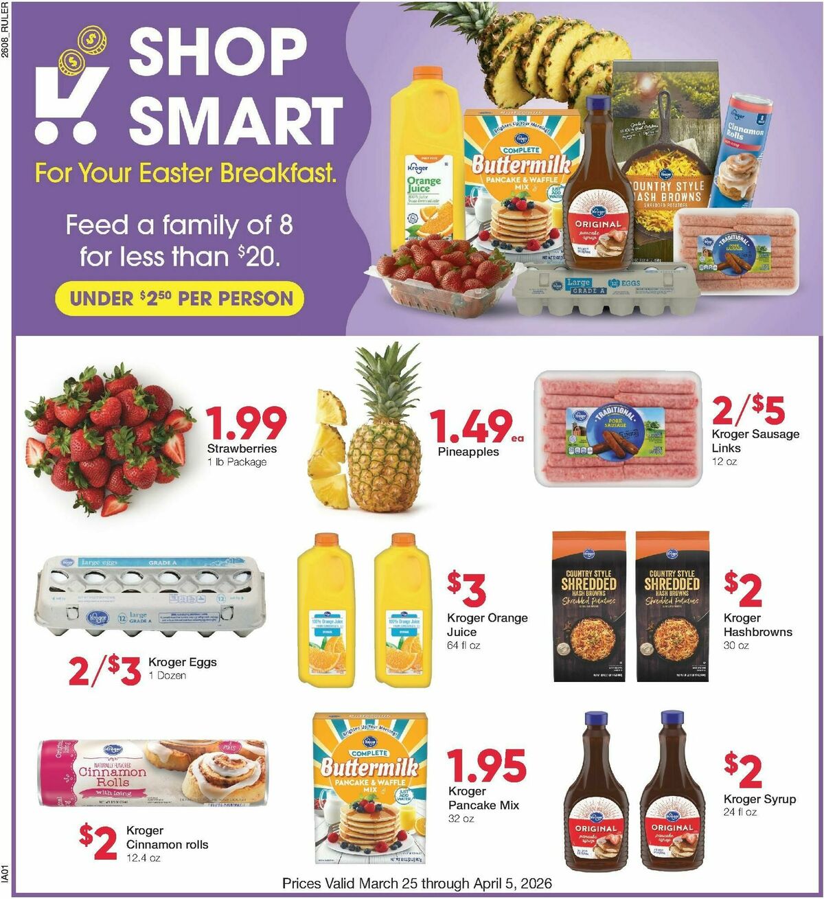 Ruler Foods Weekly Ad from March 25