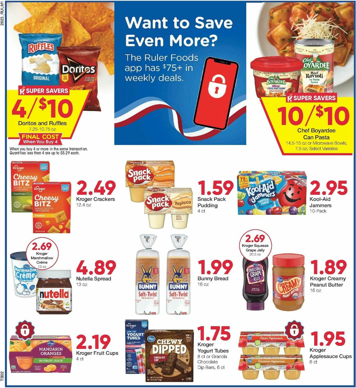 Ruler Foods Weekly Ad from July 8