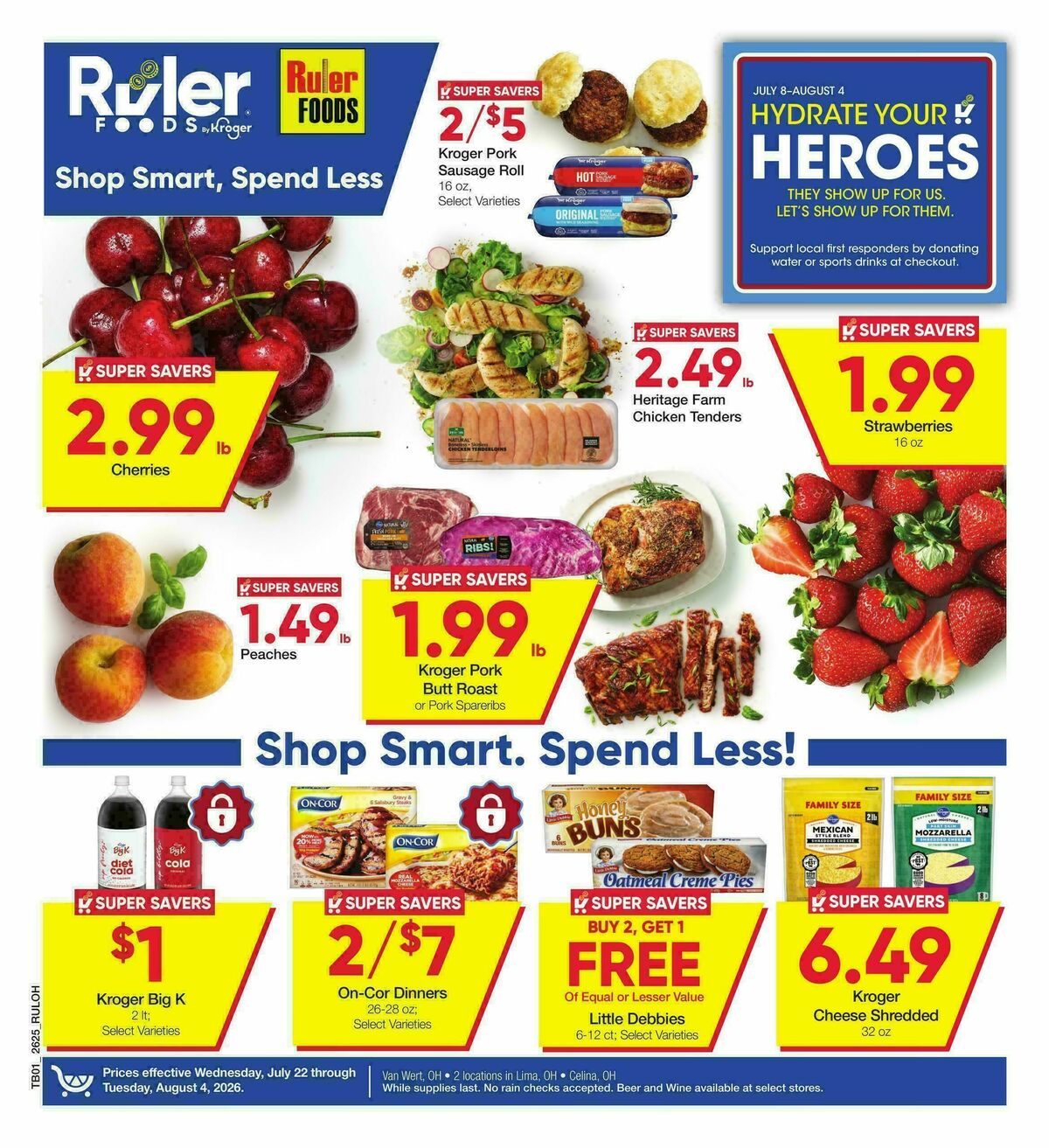 Ruler Foods Weekly Ad from July 22