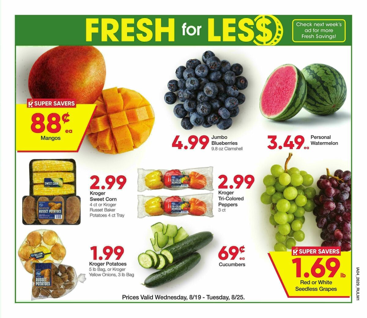 Ruler Foods Weekly Ad from August 19