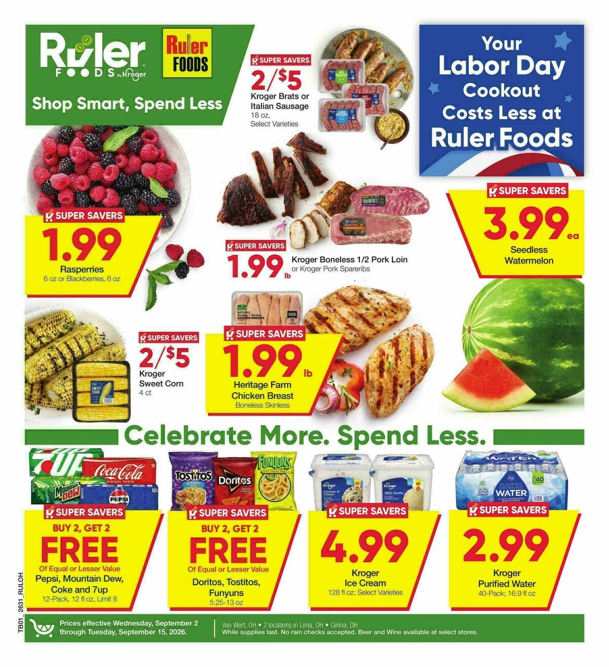 Ruler Foods Weekly Ad from September 2