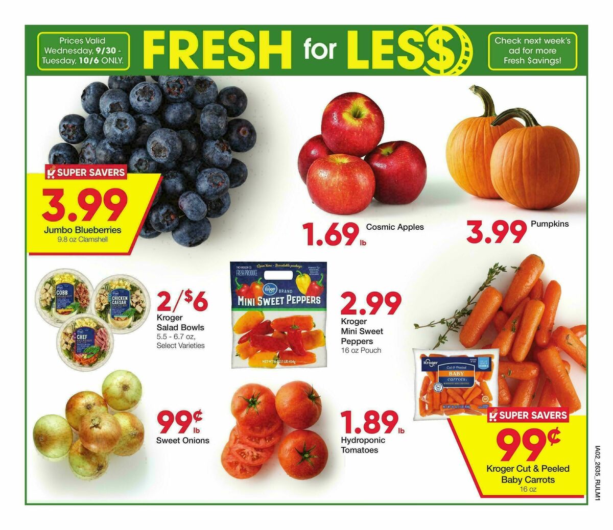 Ruler Foods Weekly Ad from September 30