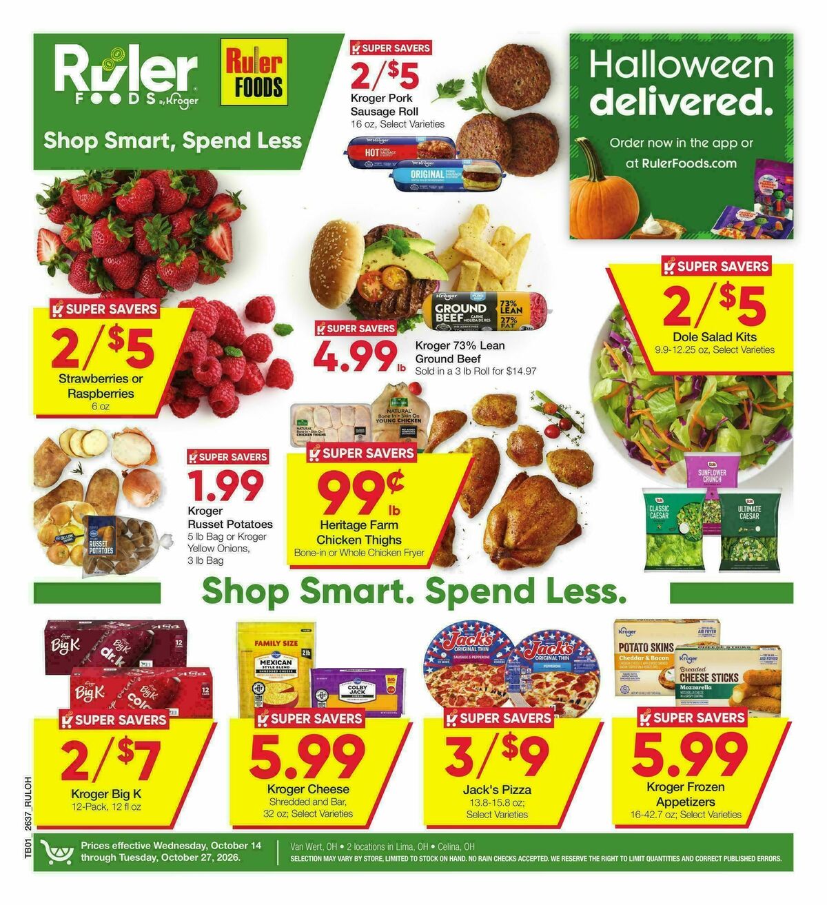 Ruler Foods Weekly Ad from October 14