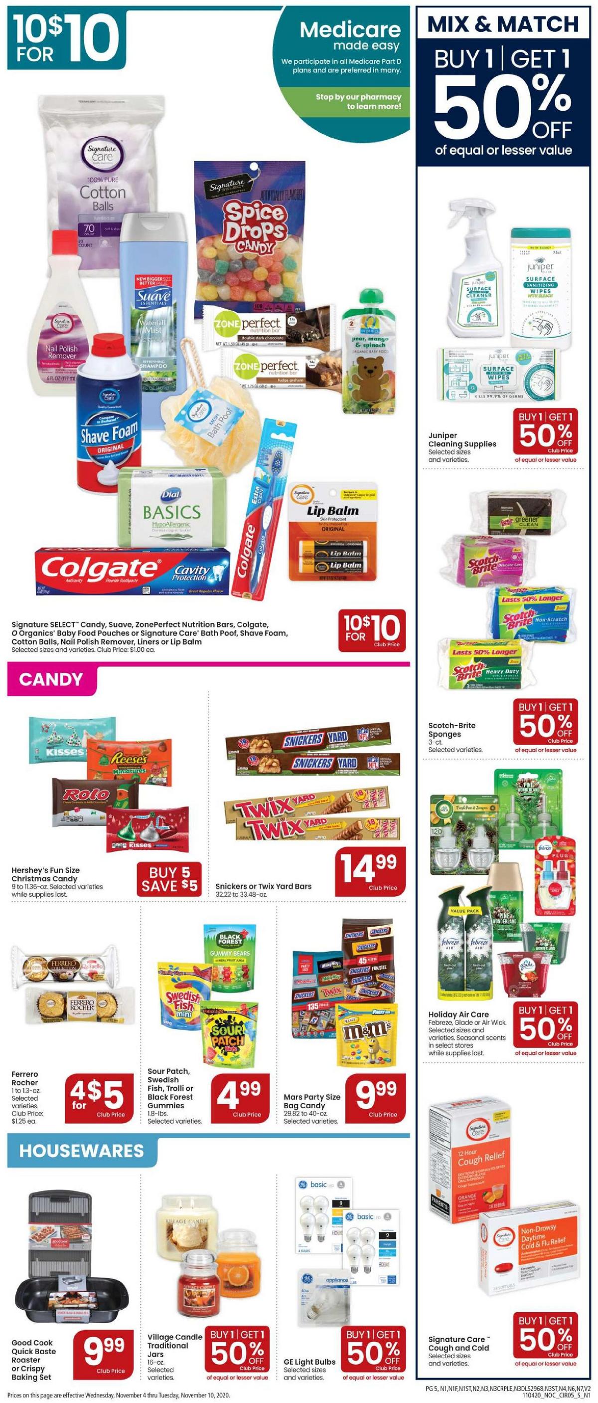 Safeway Weekly Ad from November 4