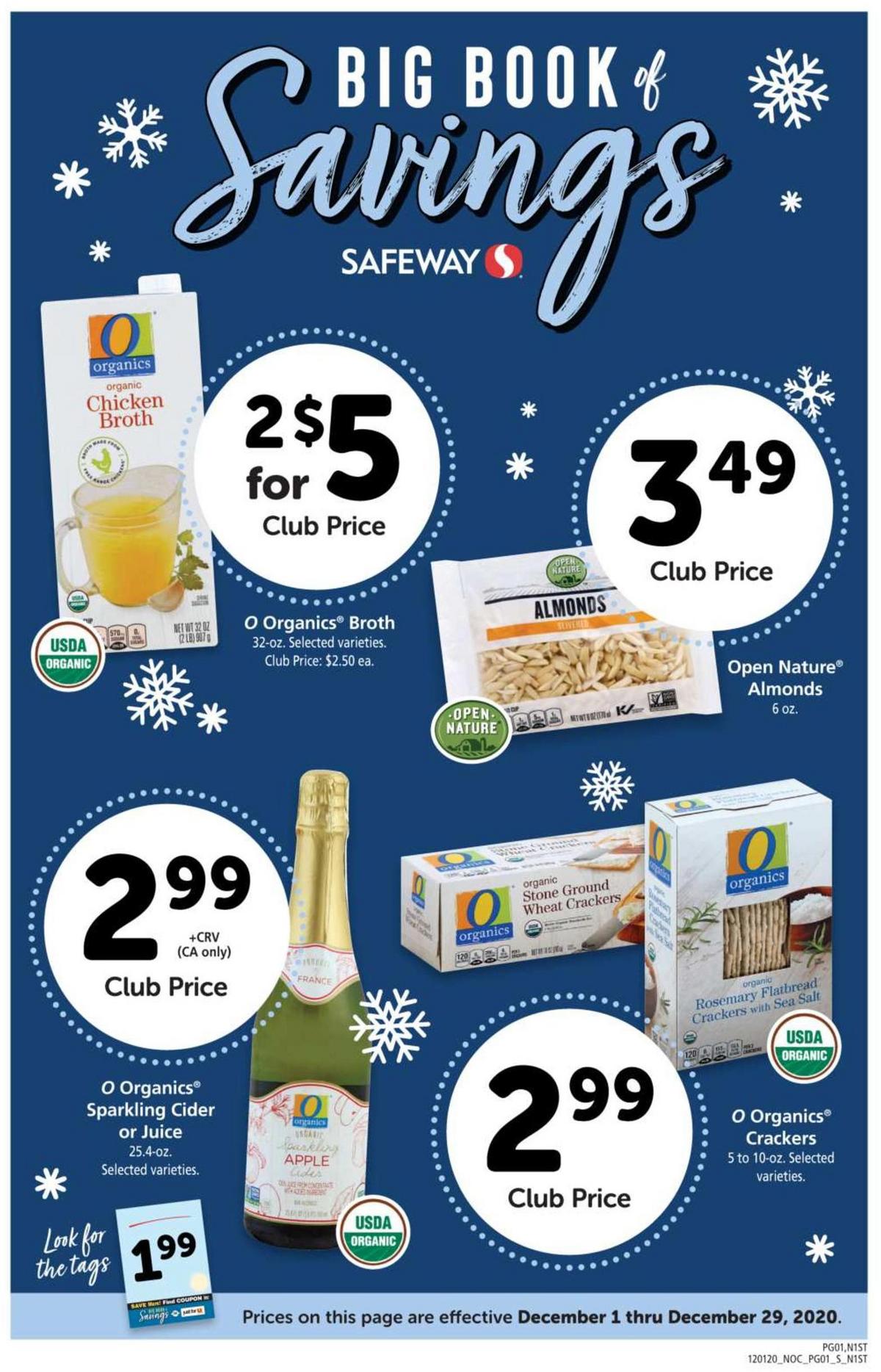 Safeway Big Book of Savings Weekly Ad from December 1