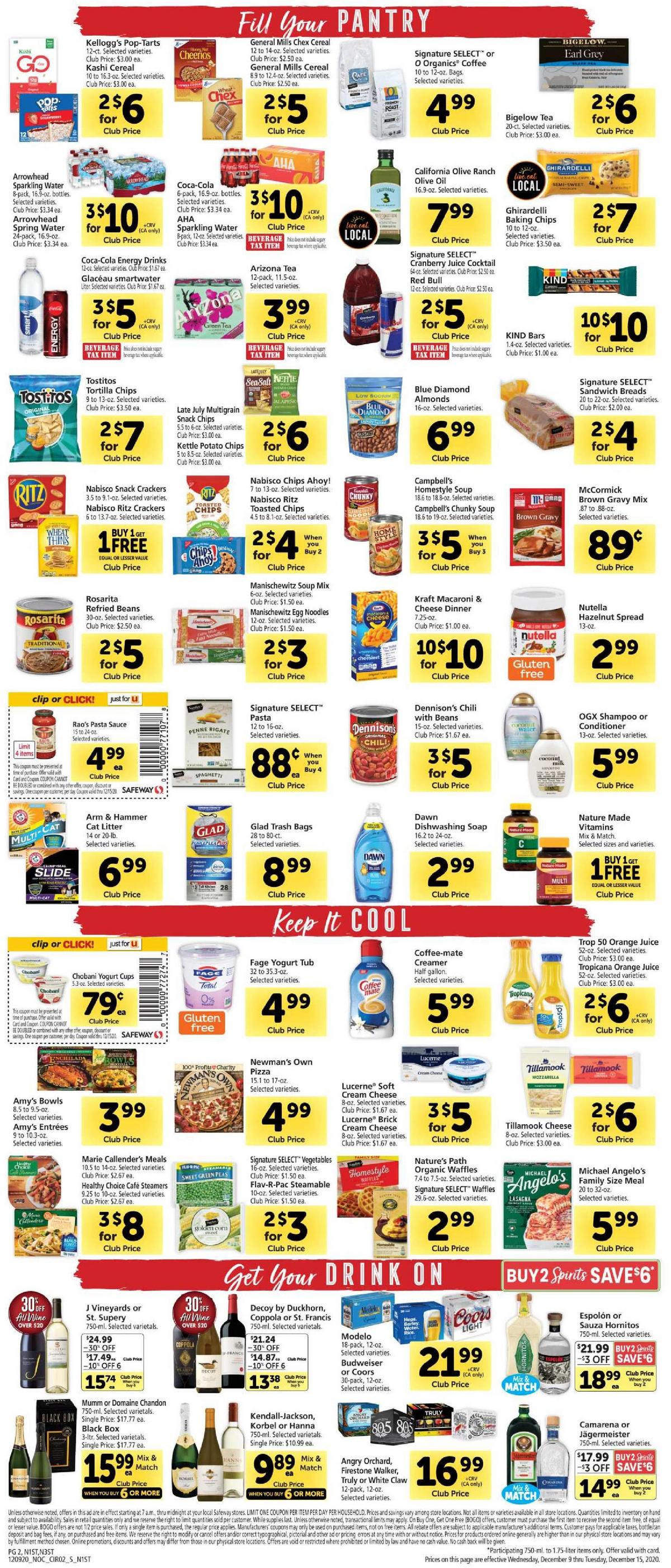 Safeway Weekly Ad from December 9