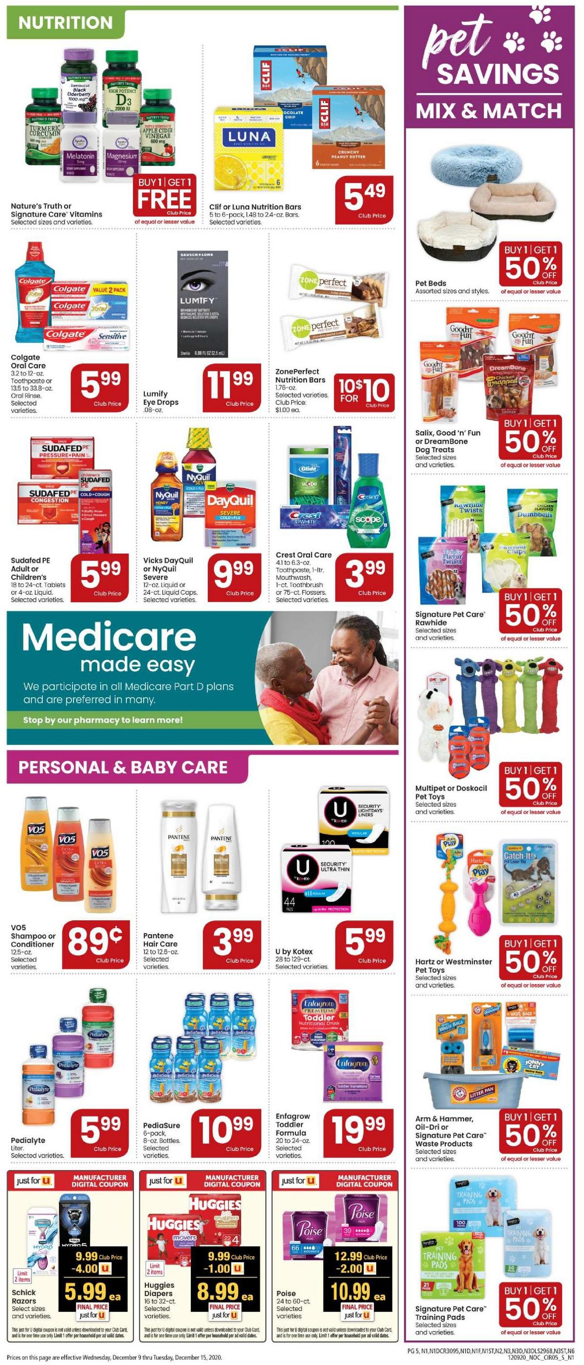 Safeway Weekly Ad from December 9