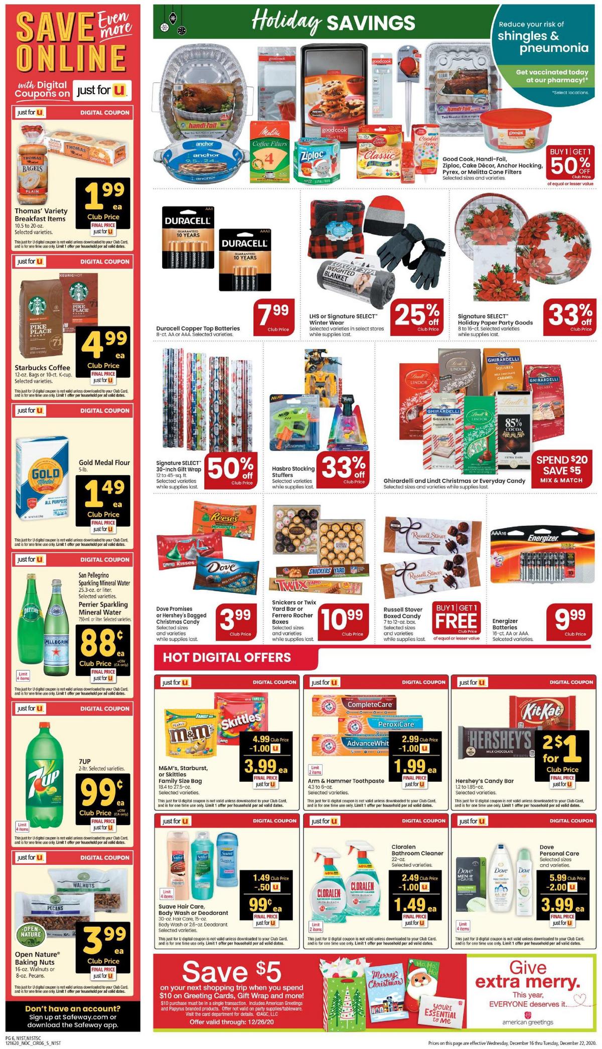 Safeway Weekly Ad from December 16