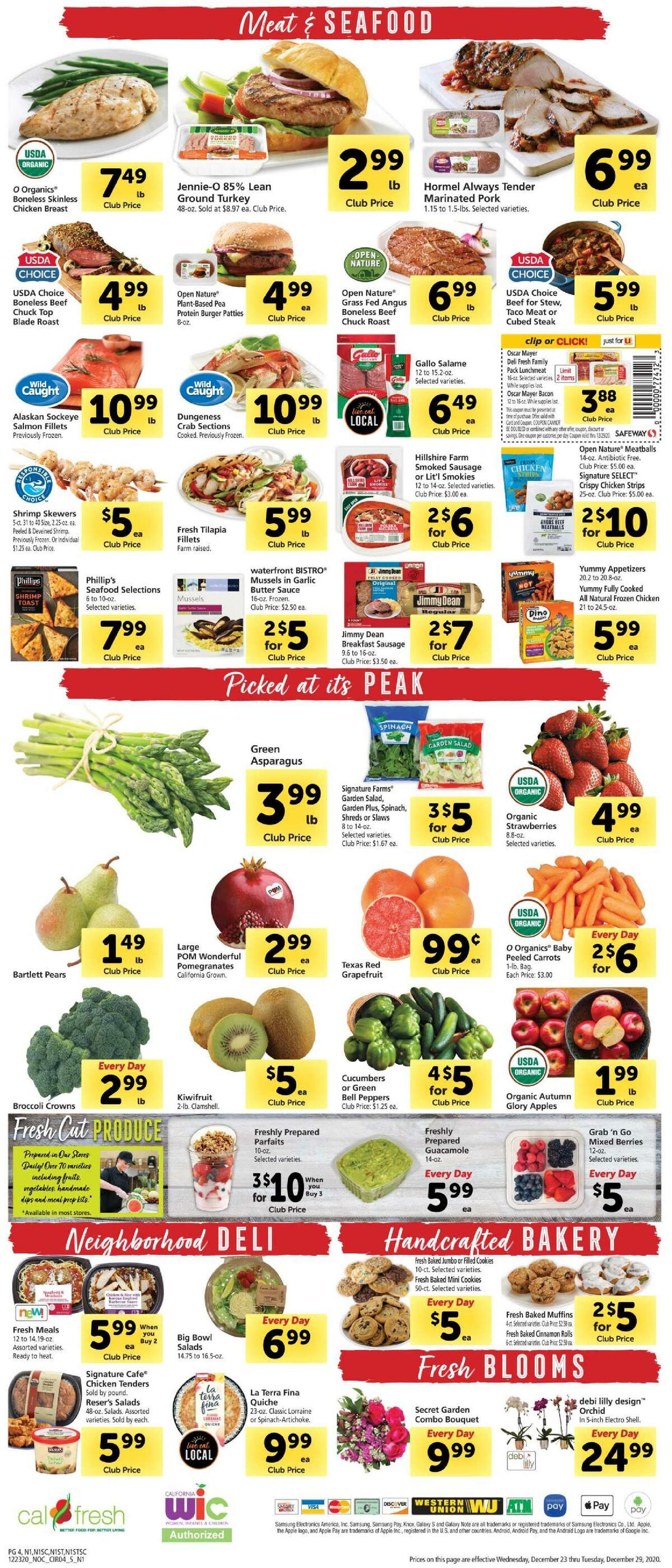 Safeway Weekly Ad from December 23