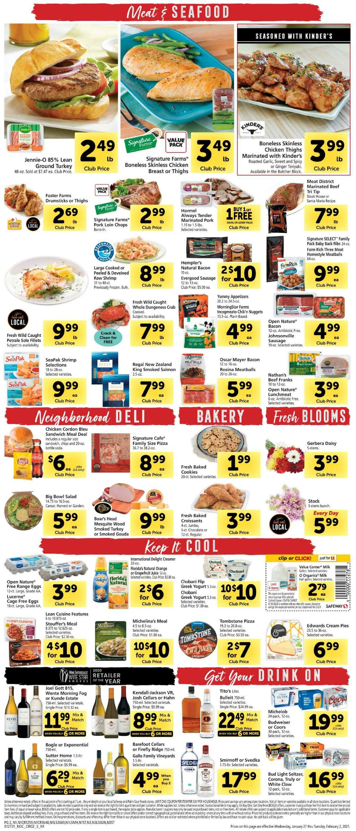 Safeway Weekly Ad from January 27