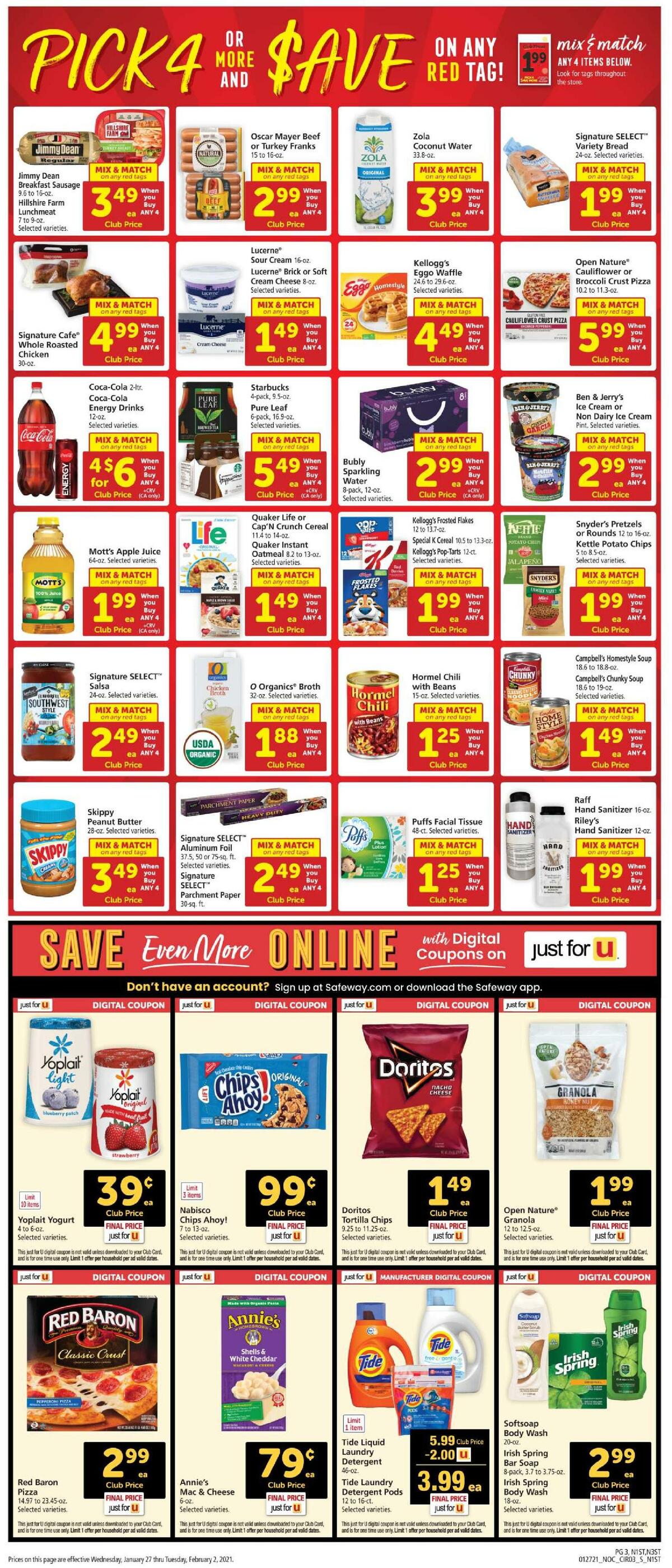 Safeway Weekly Ad from January 27