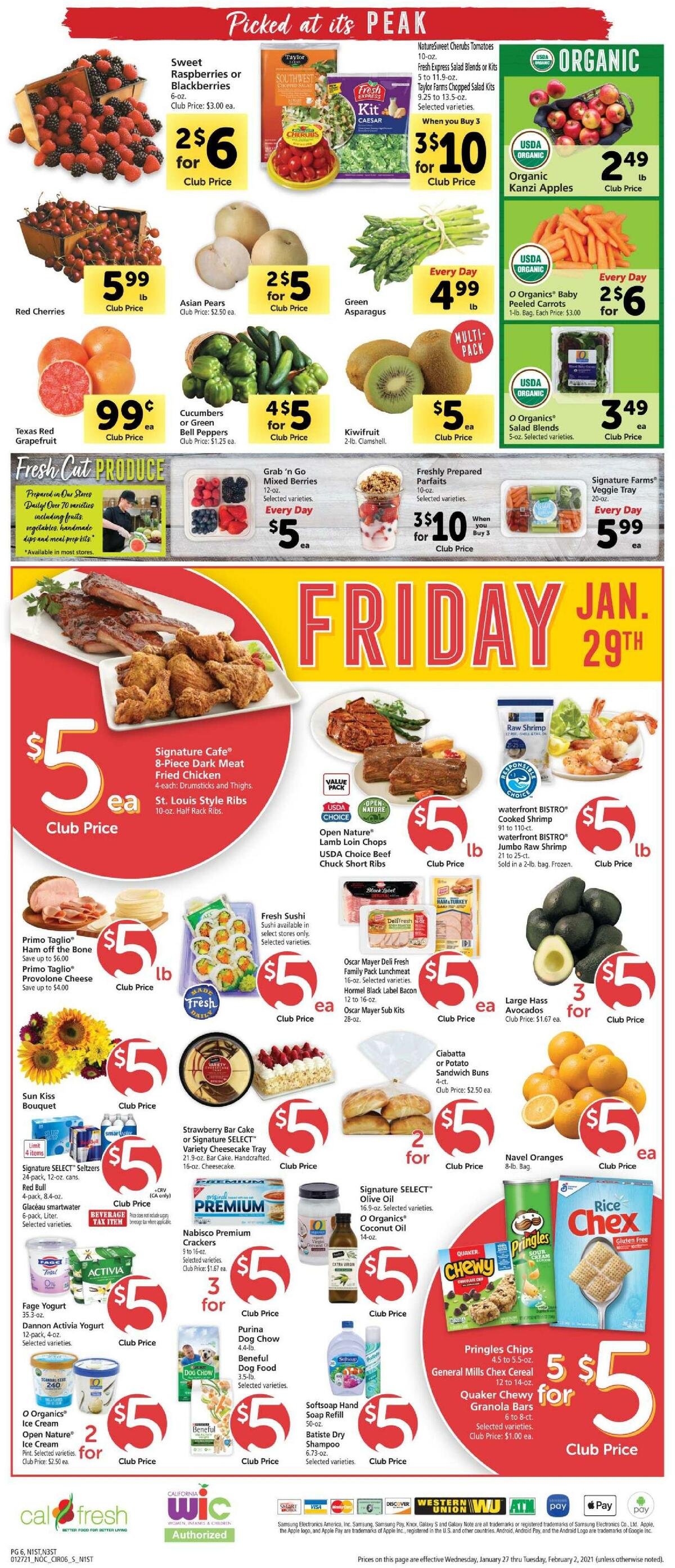 Safeway Weekly Ad from January 27