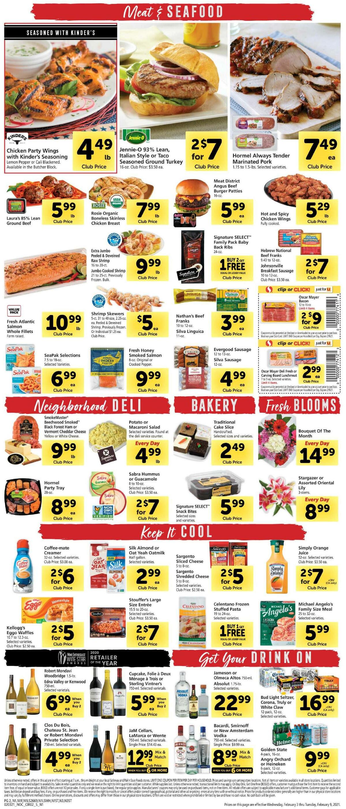 Safeway Weekly Ad from February 3