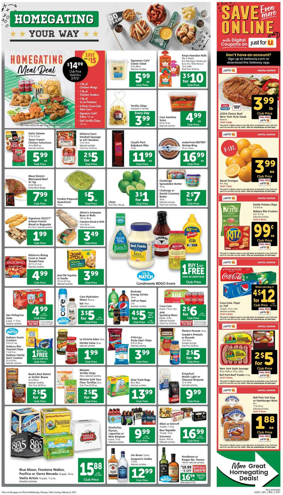Safeway Weekly Ad from February 3