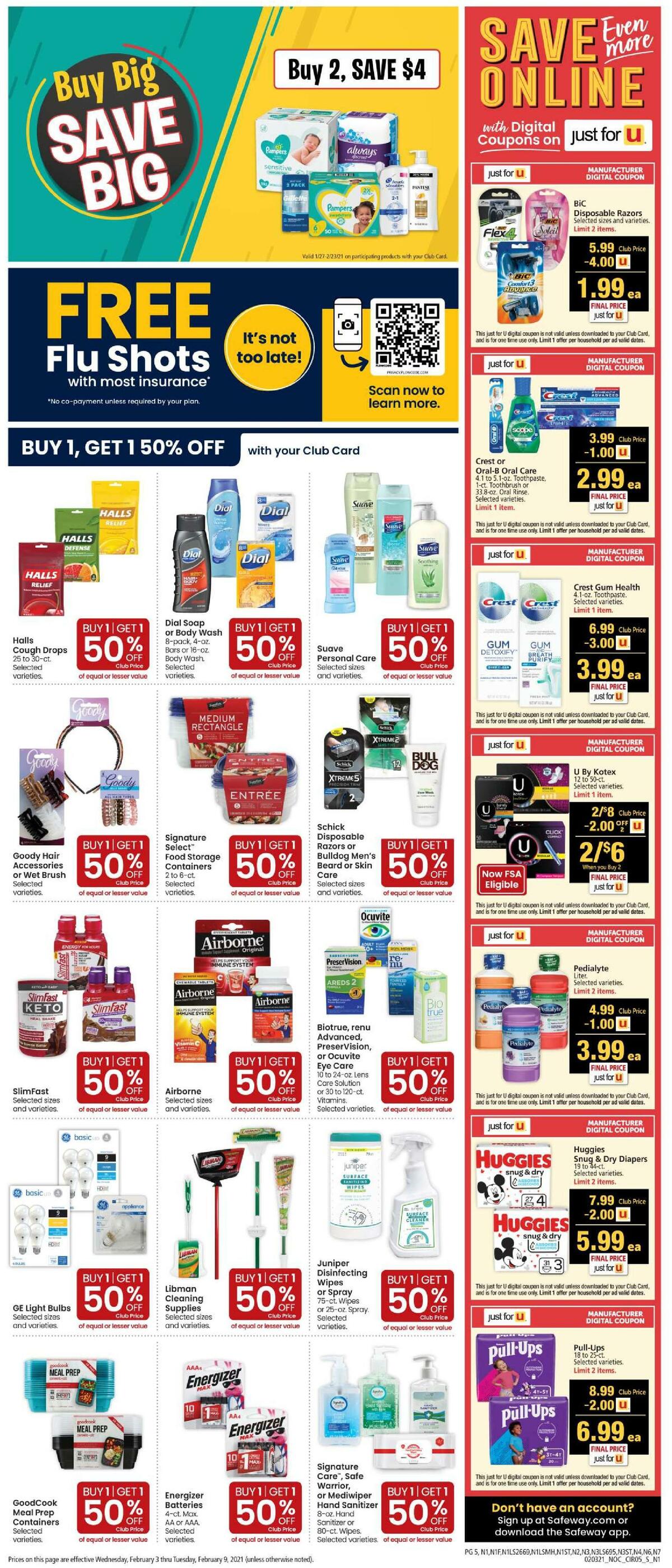 Safeway Weekly Ad from February 3