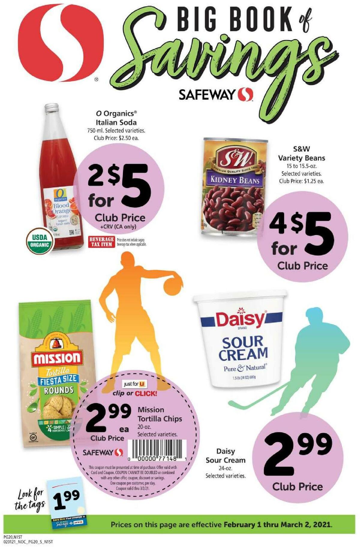 Safeway Big Book of Savings Weekly Ad from February 1