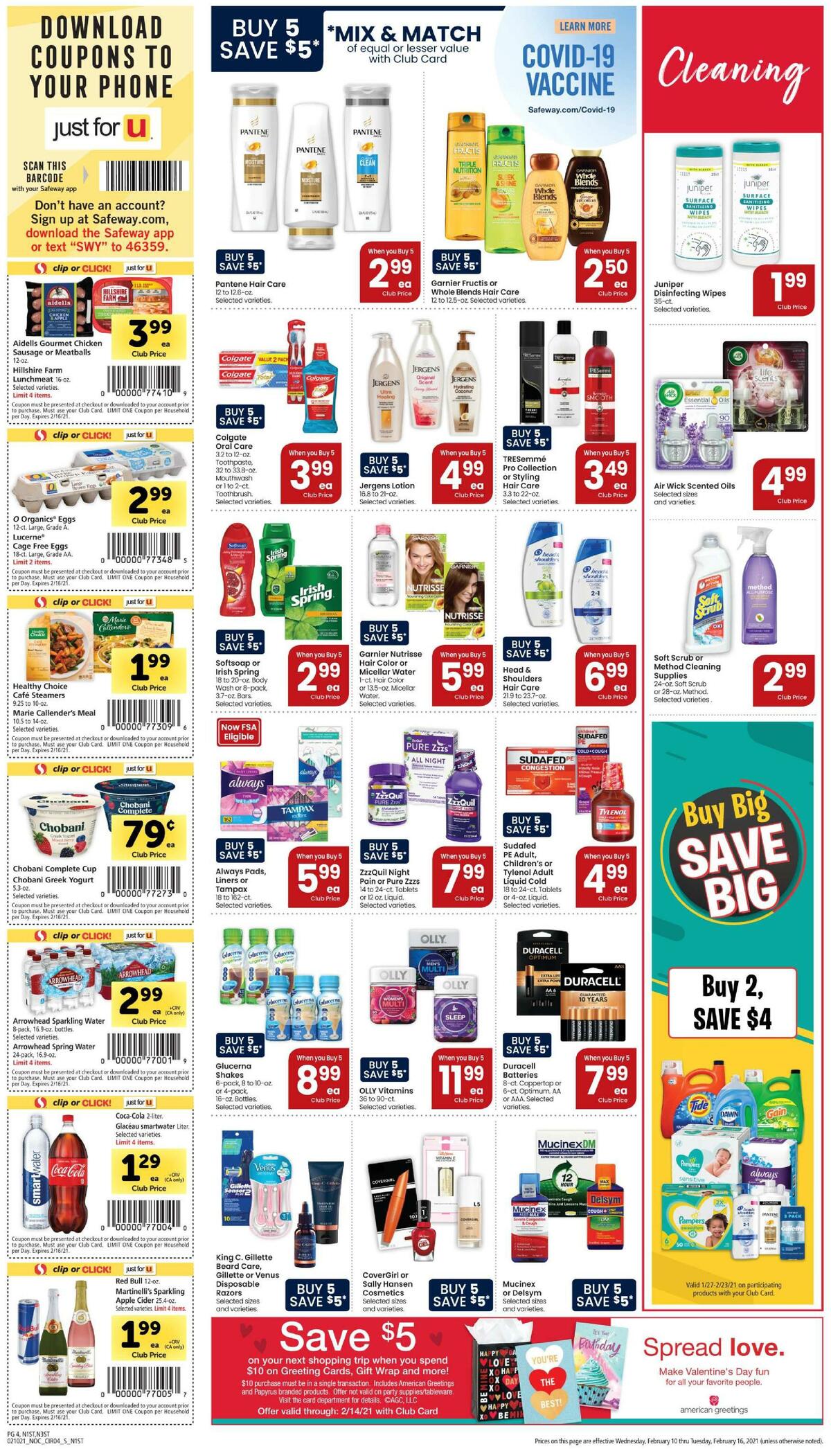 Safeway Weekly Ad from February 10