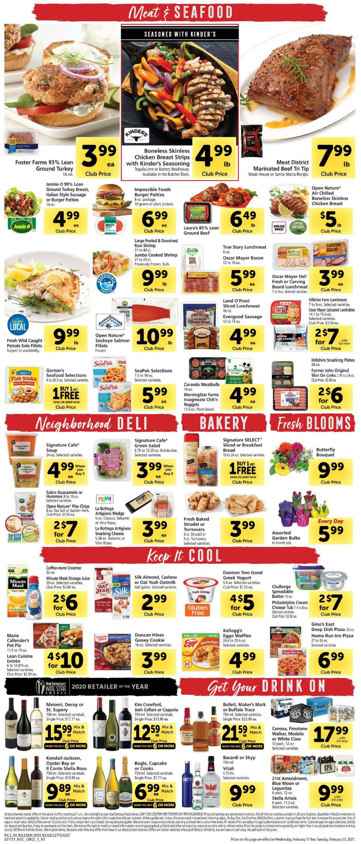 Safeway Weekly Ad from February 17