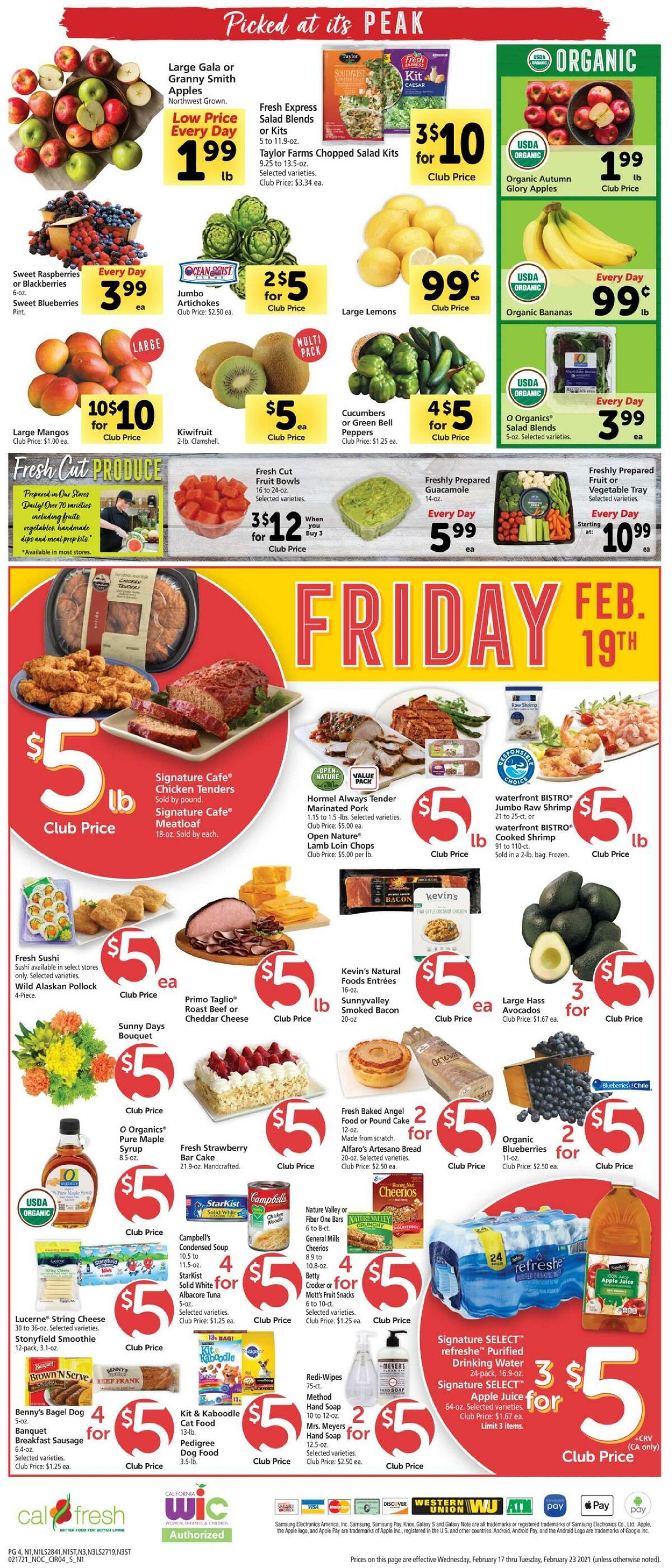 Safeway Weekly Ad from February 17