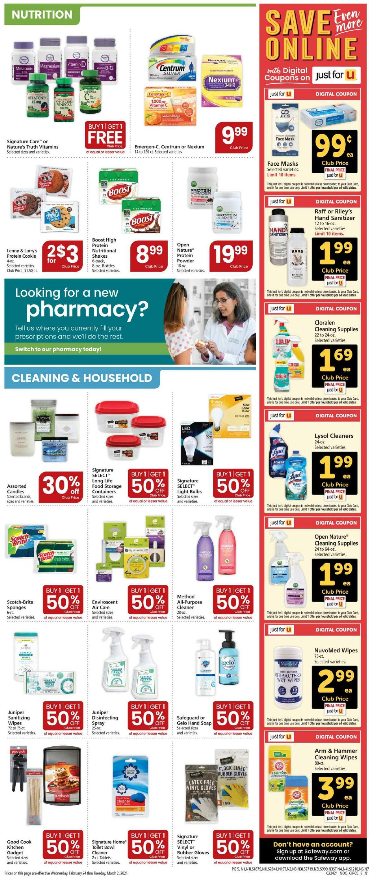 Safeway Weekly Ad from February 24