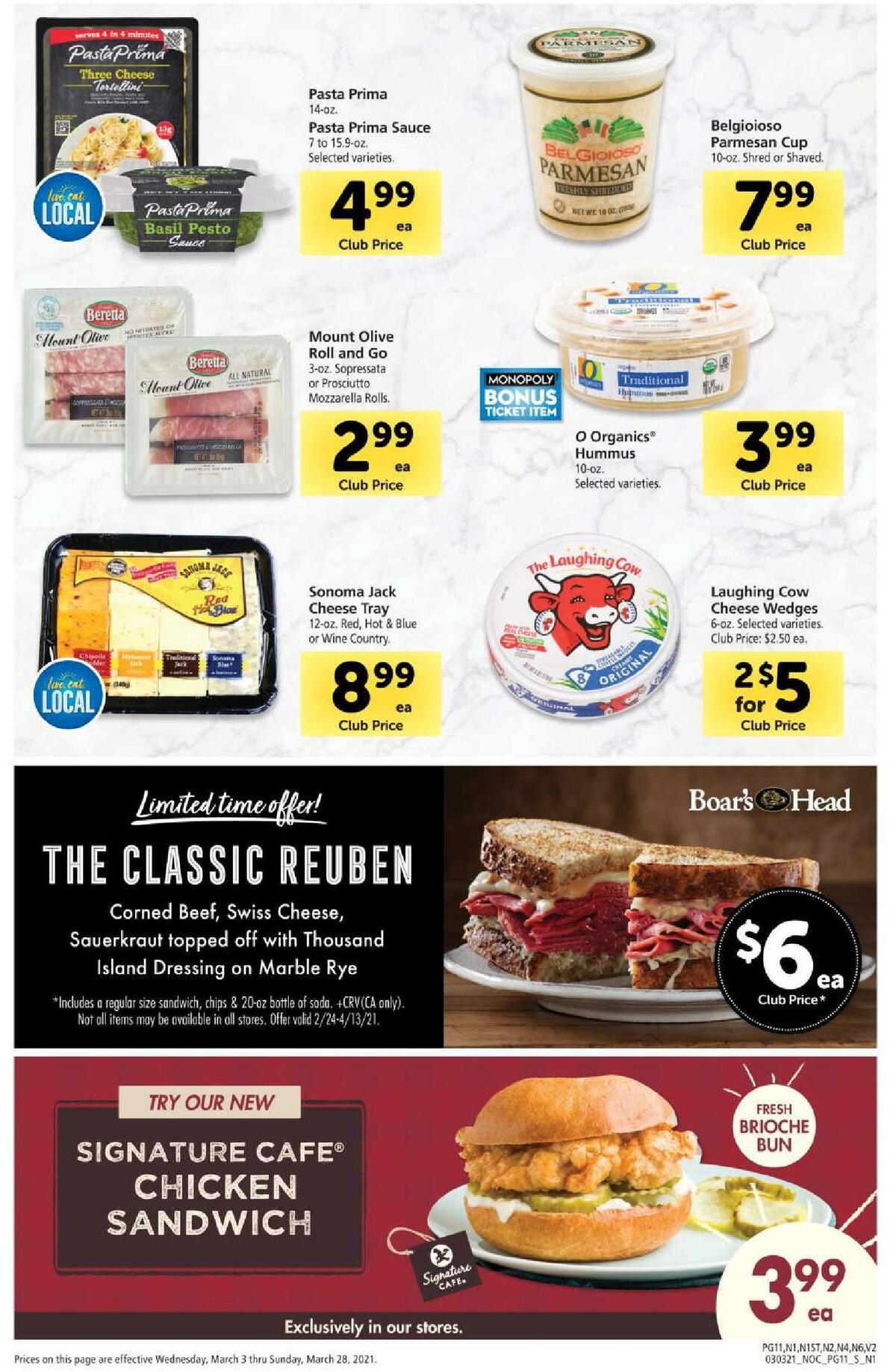 Safeway Big Book of Savings Weekly Ad from March 3