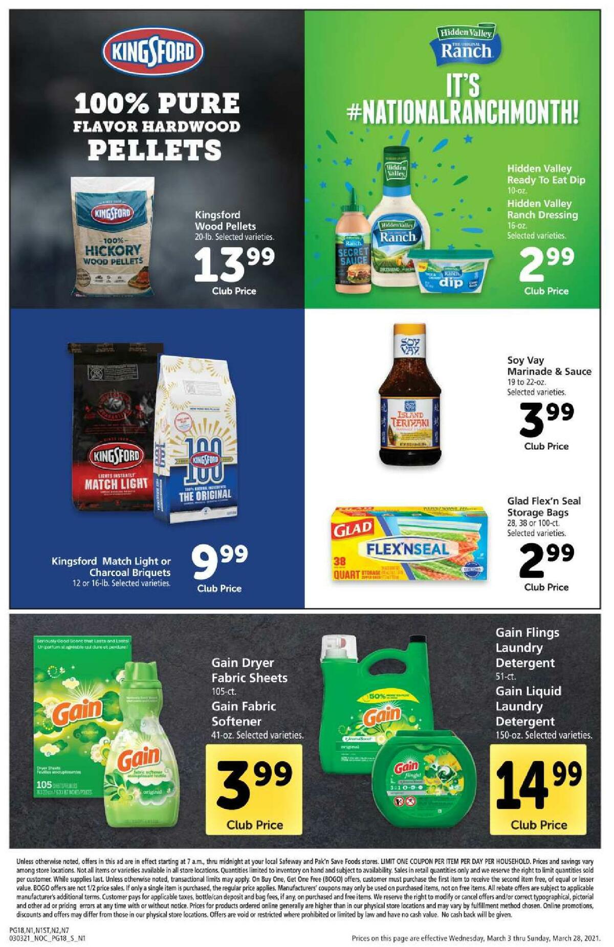Safeway Big Book of Savings Weekly Ad from March 3