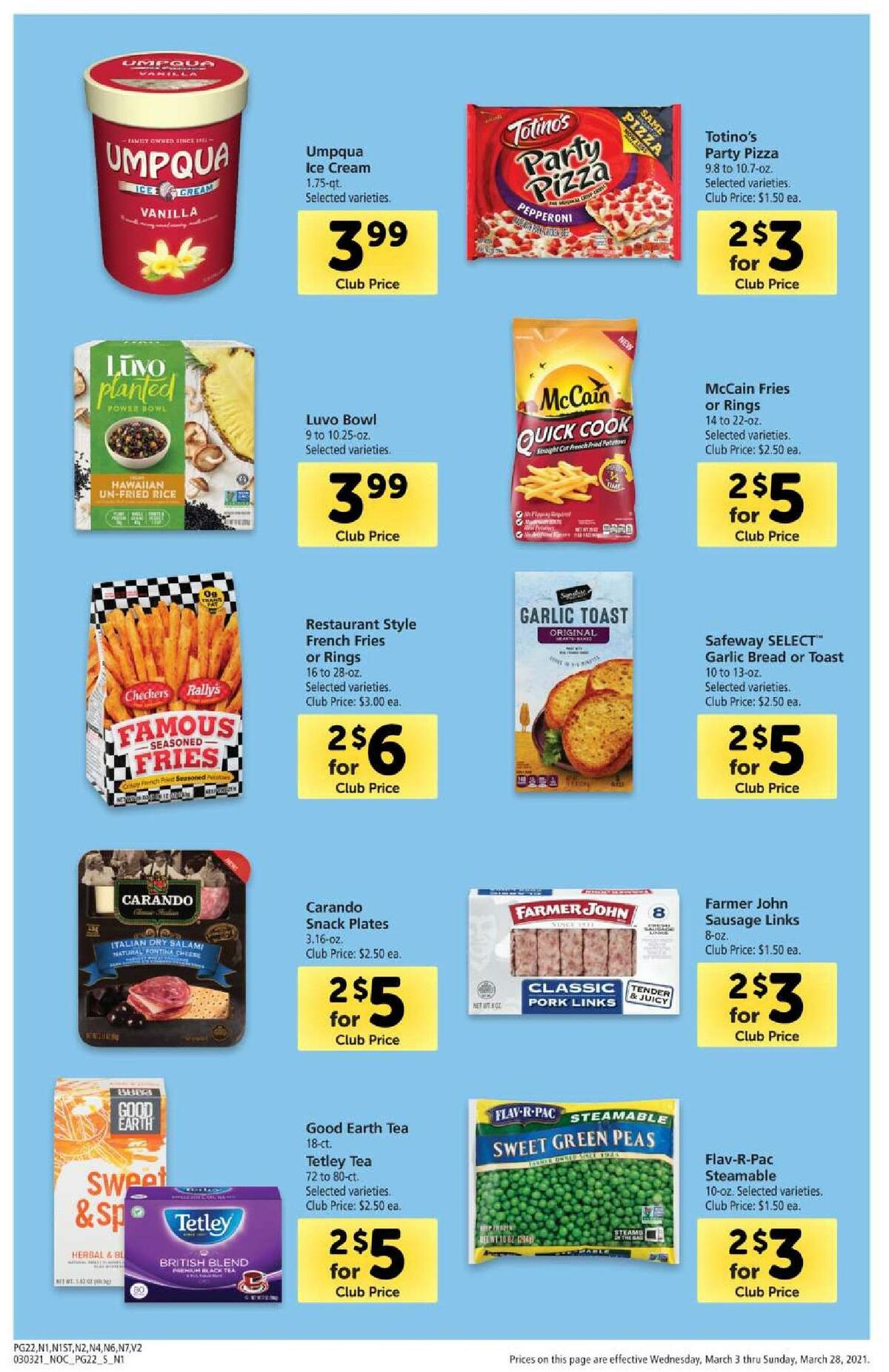Safeway Big Book of Savings Weekly Ad from March 3