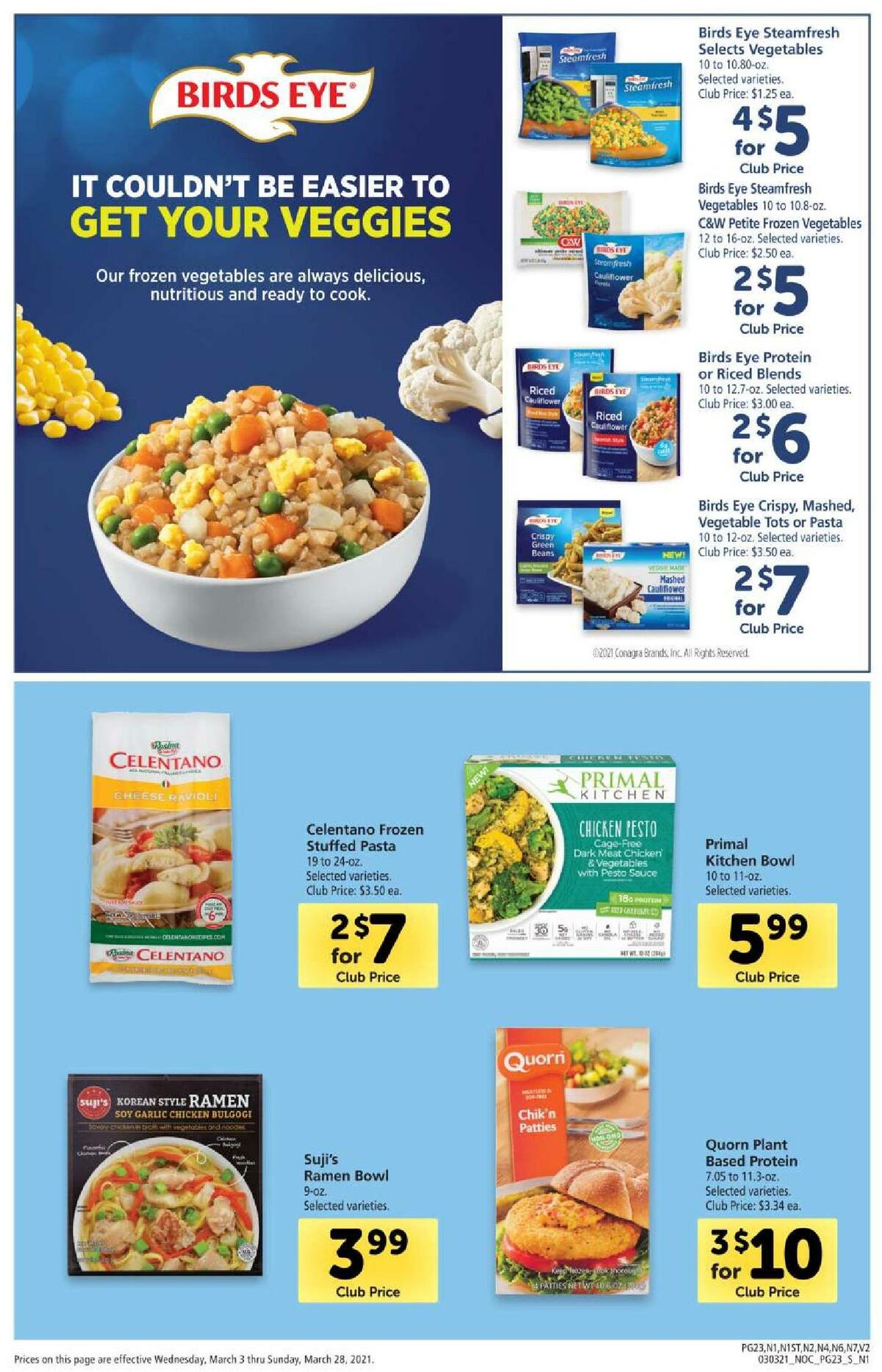 Safeway Big Book of Savings Weekly Ad from March 3