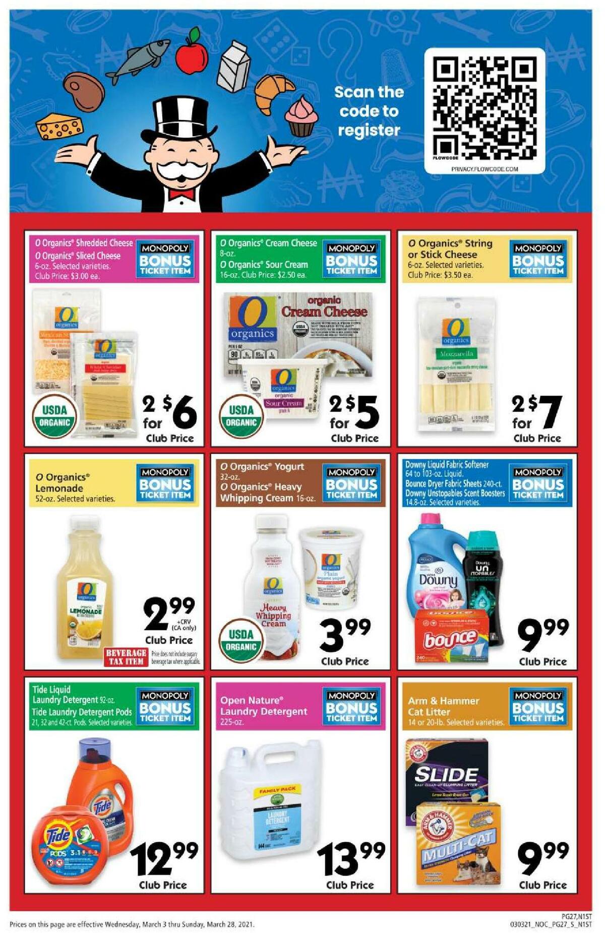 Safeway Big Book of Savings Weekly Ad from March 3