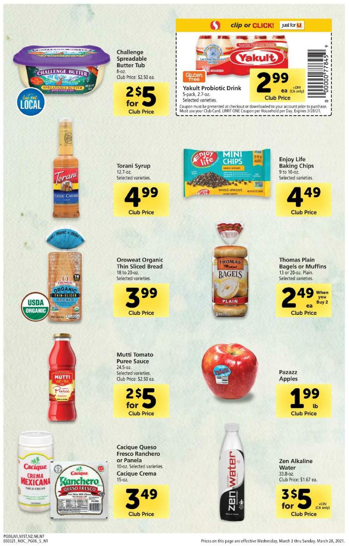Safeway Big Book of Savings Weekly Ad from March 3