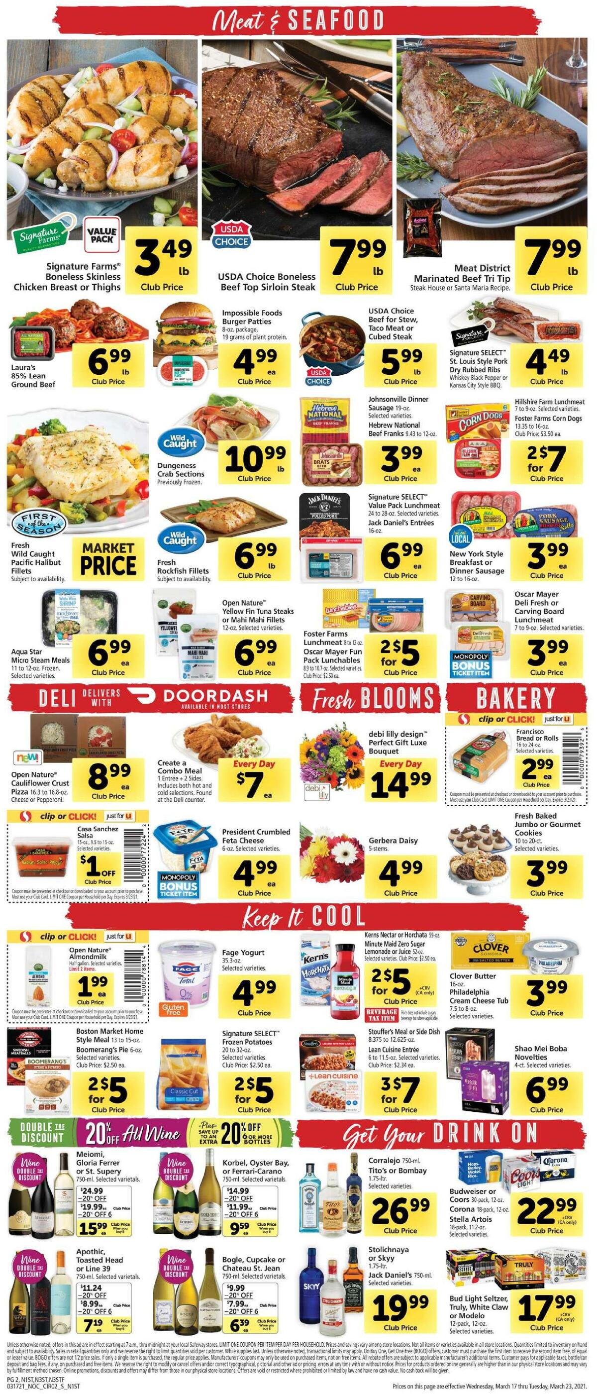 Safeway Weekly Ad from March 17