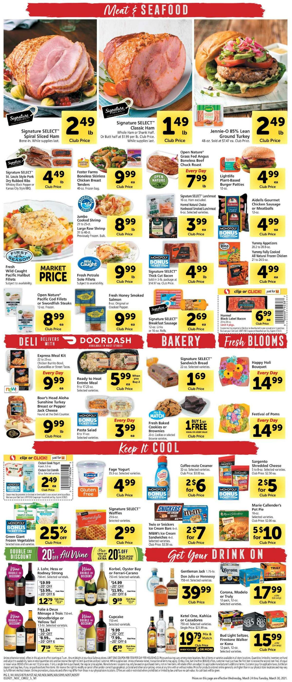Safeway Weekly Ad from March 24