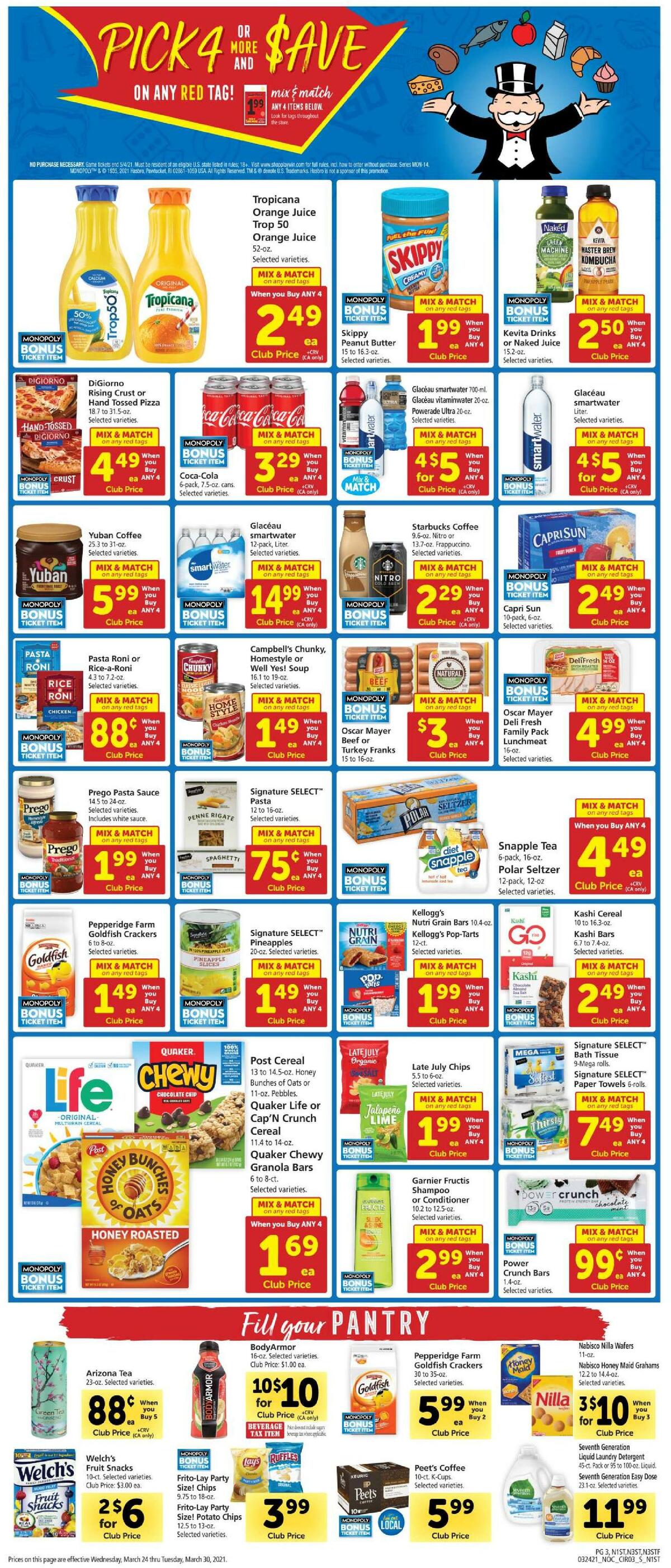 Safeway Weekly Ad from March 24