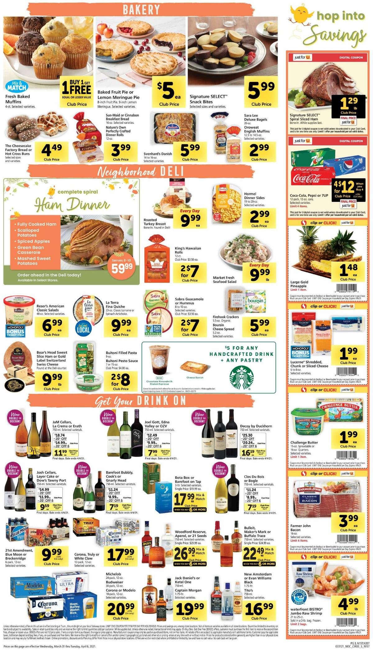 Safeway Weekly Ad from March 31
