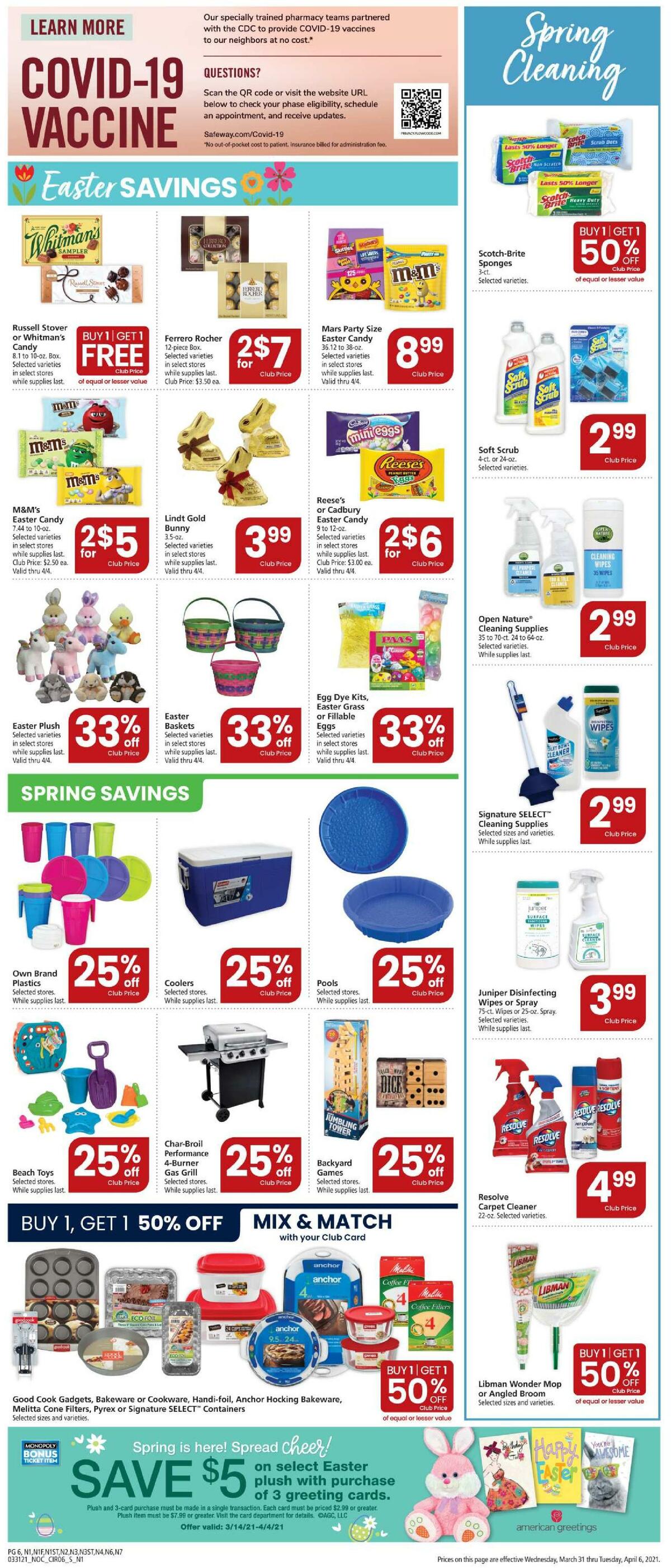Safeway Weekly Ad from March 31