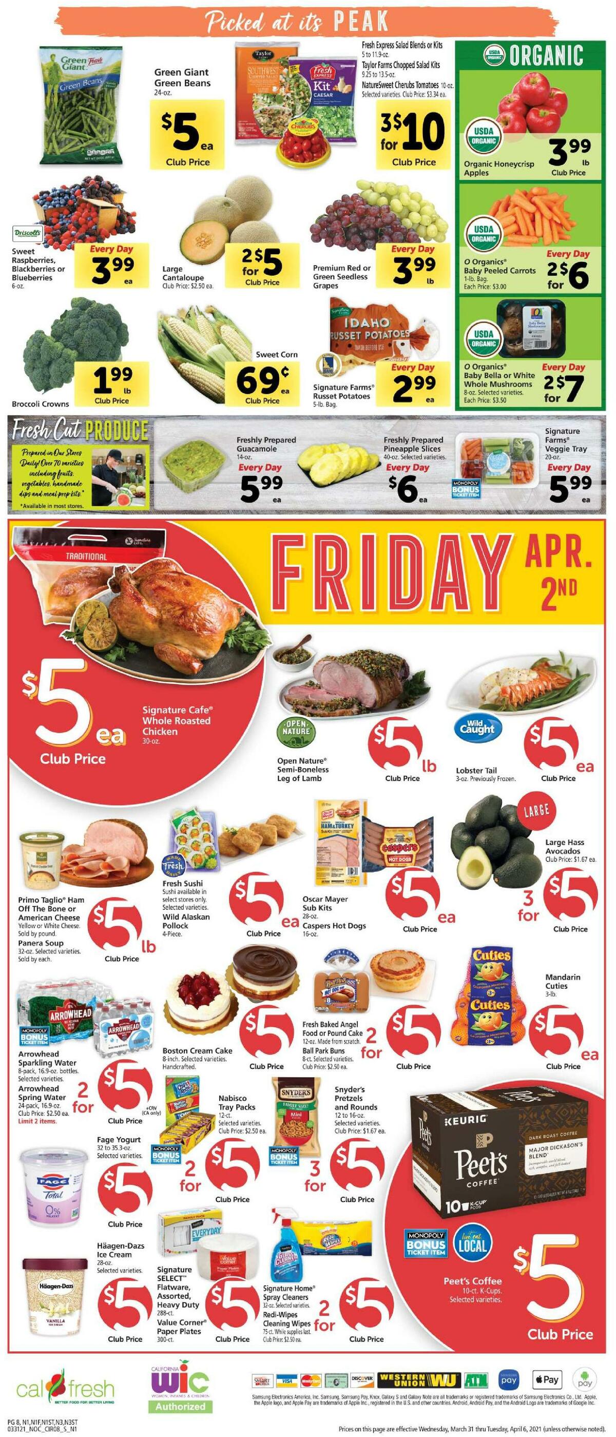 Safeway Weekly Ad from March 31