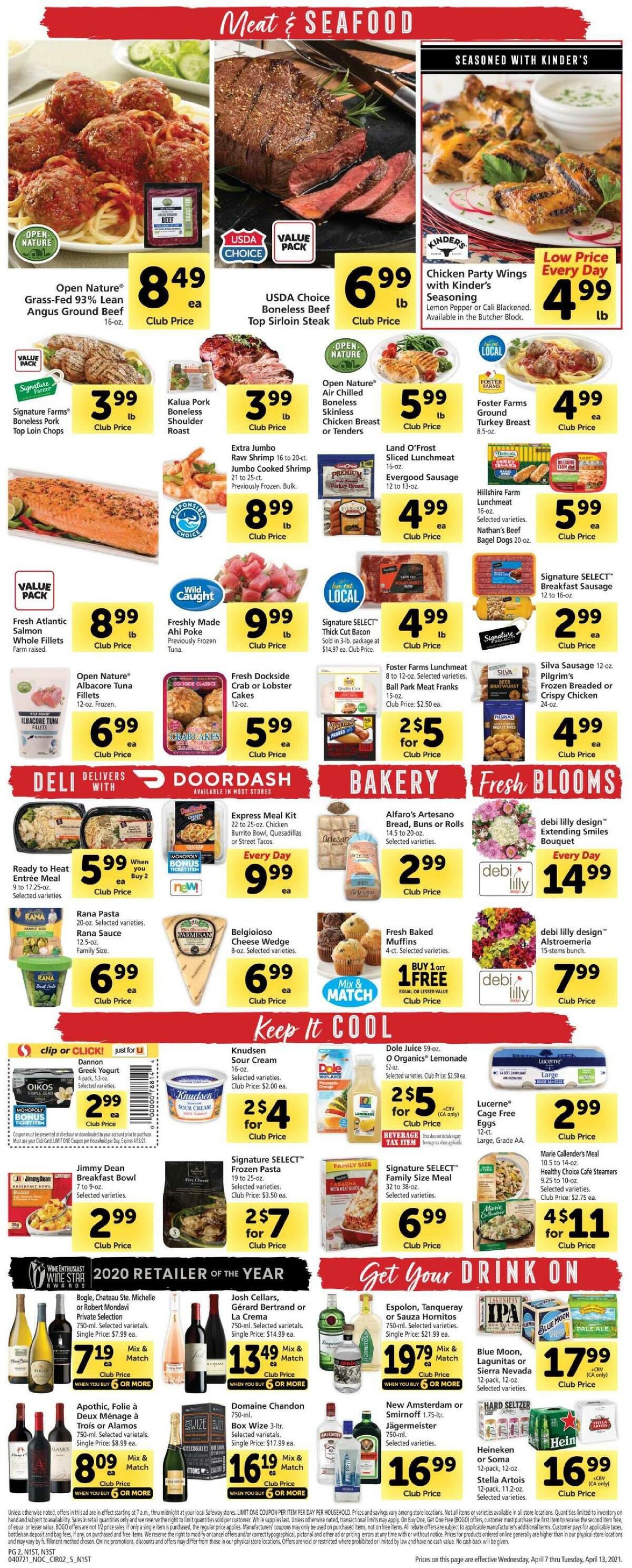 Safeway Weekly Ad from April 7