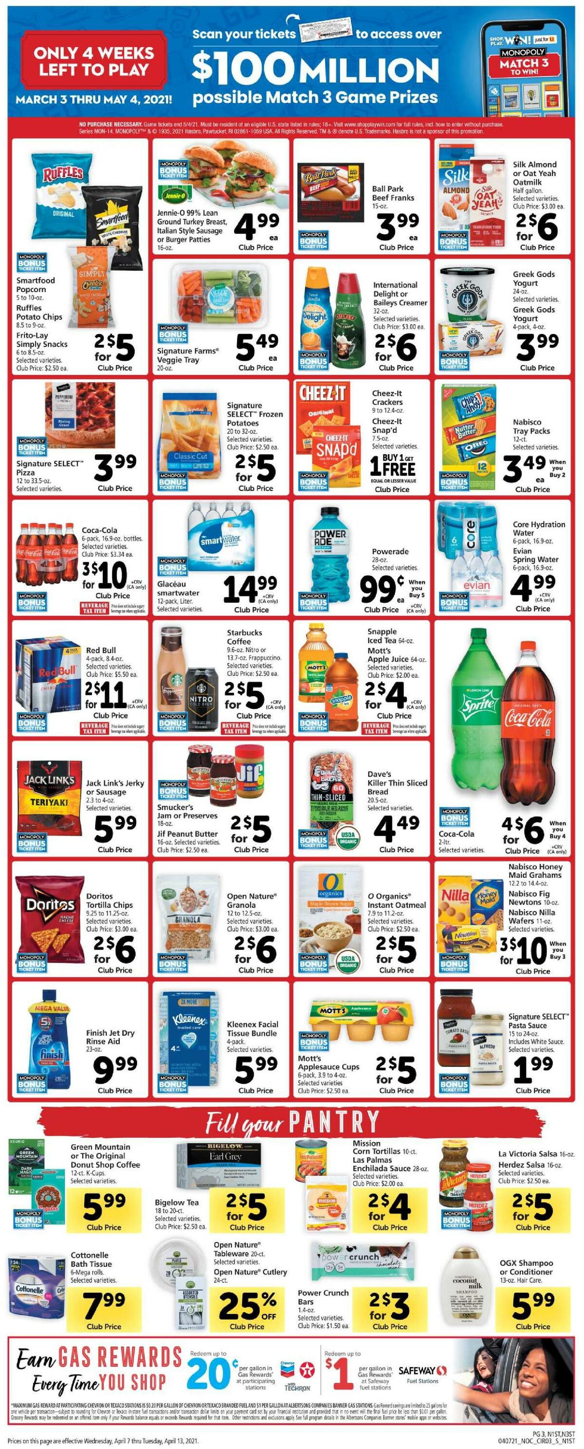 Safeway Weekly Ad from April 7