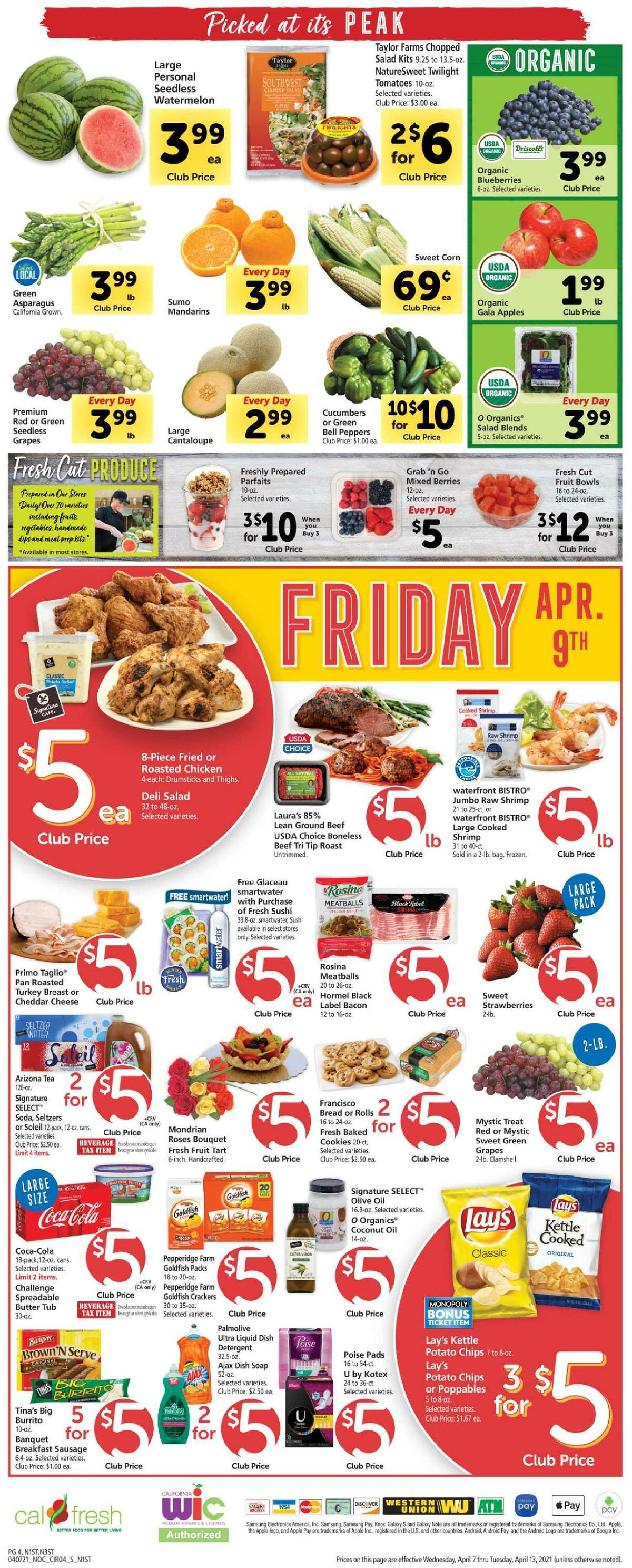 Safeway Weekly Ad from April 7