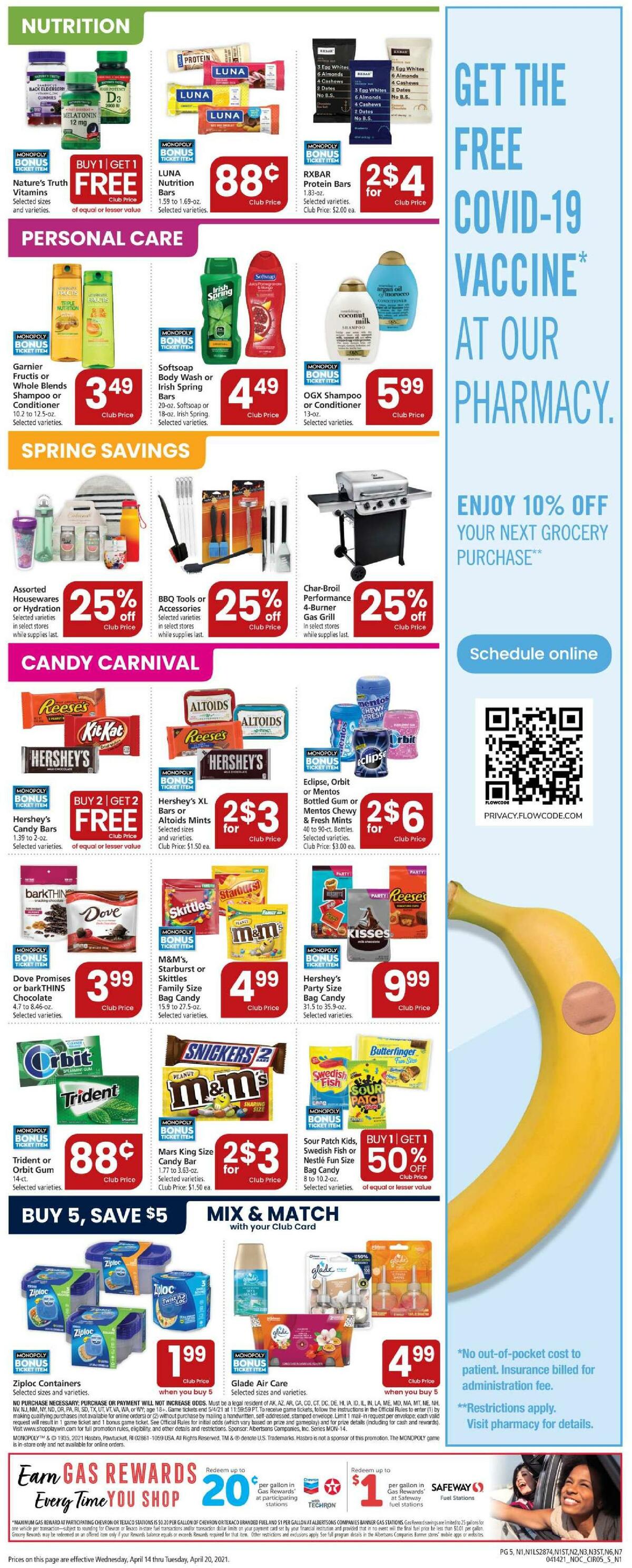 Safeway Weekly Ad from April 14